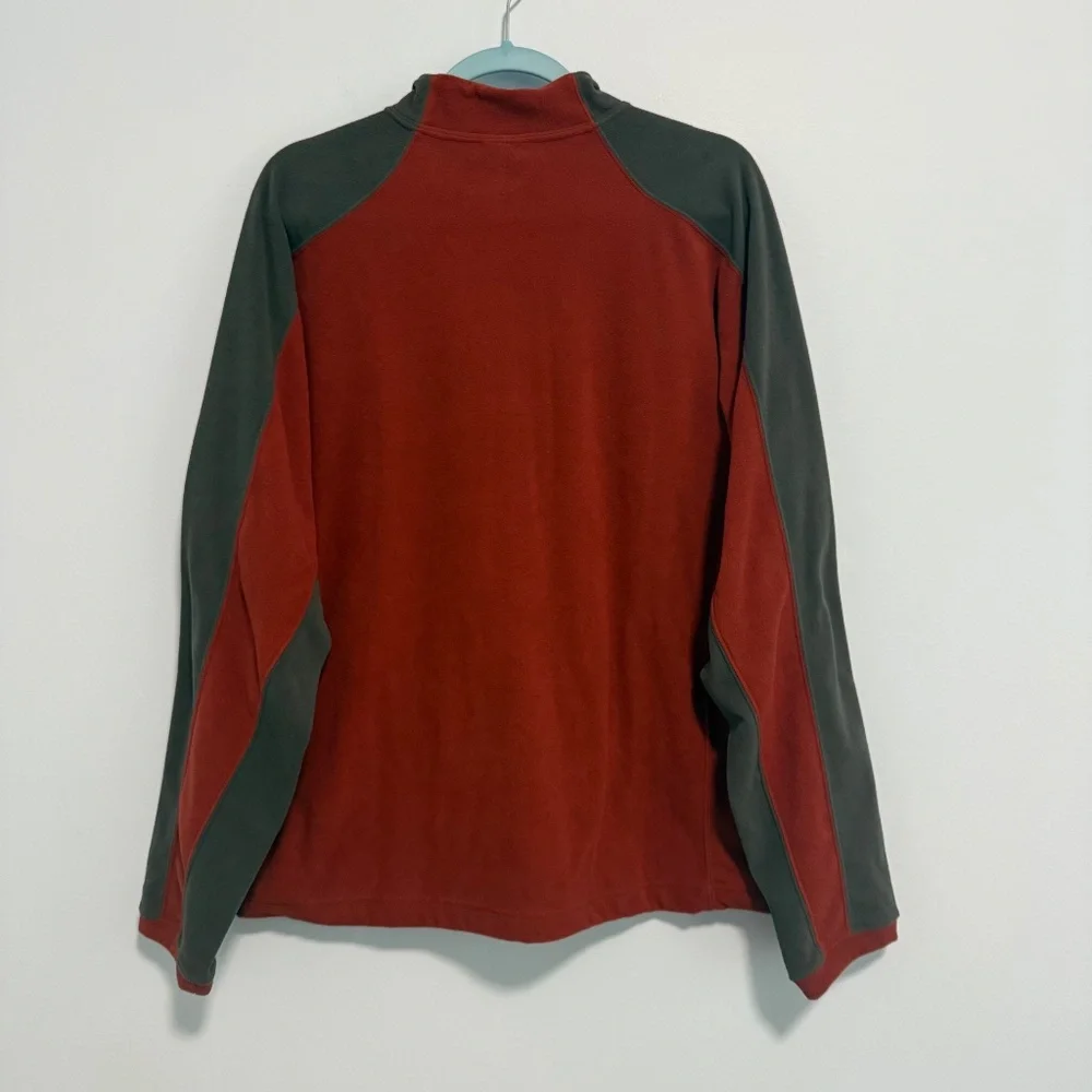 the north face‎ men's quarter Zip Fleece Sweater Pullover Size M.